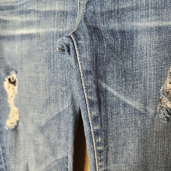 AG Adriano Goldschmied Stilt Roll-Up Cigarette Distressed Jean-Size 25 - Picture 5 of 12